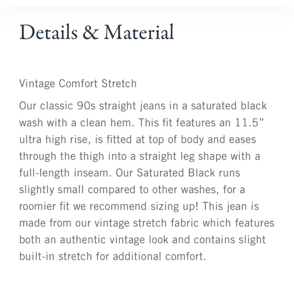 Abercrombie 90’s Straight High Rise Jeans - Picture 7 of 8